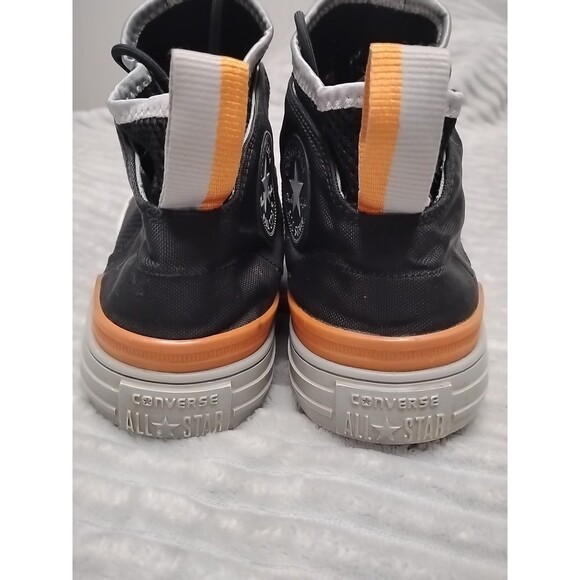 Converse Men's CTAS Ultra Mid Black Grey Tangelo Hi-Top Trainers Size 10 Mens - Picture 5 of 11